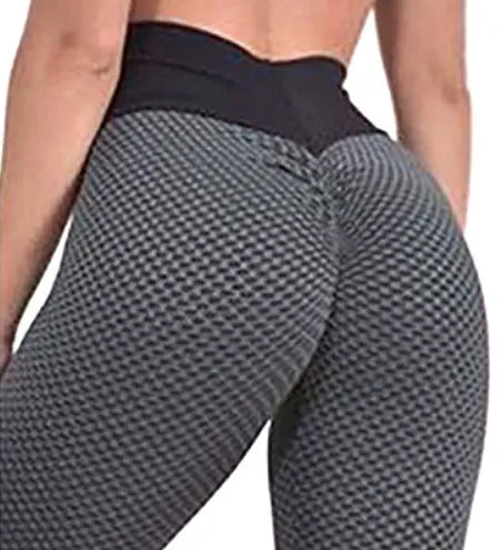 Honeycomb Peach Hip Pants Jacquard Slim Yoga High Waist Hip Leggings - Bellarte Enchanté Honeycomb Peach Hip Pants Jacquard Slim Yoga High Waist Hip Leggings